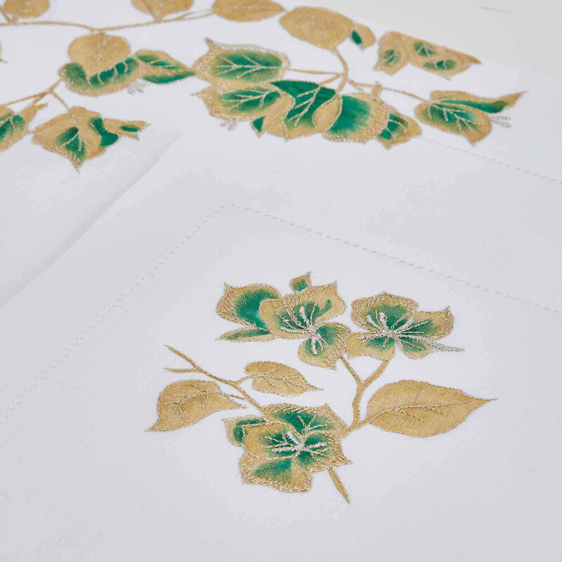 atelier houriatazi bougainviliers placemat   napkin white set of 4