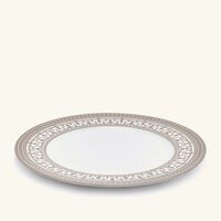 haviland tiara dinner plate round silver 28cm