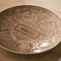 versace barocco beige bread butter plate round 17 cm