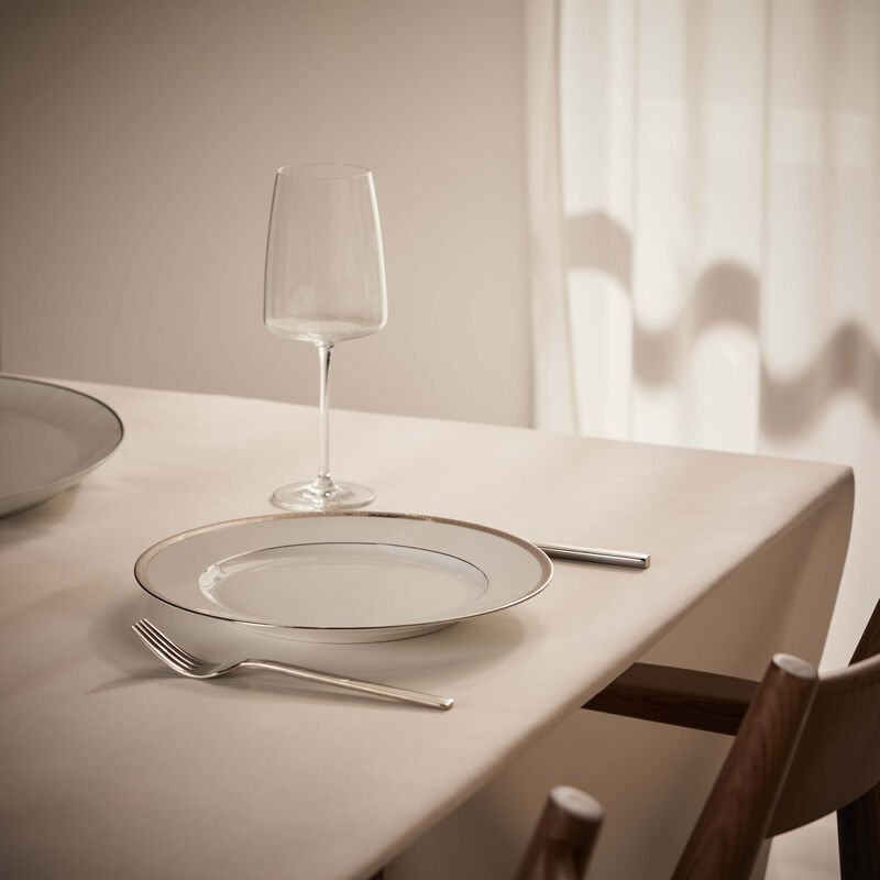 Athena Dinner Plate Round Silver 26cm bernardaud athena dinner plate round silver 26cm