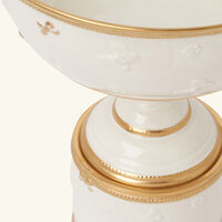 villari butterfly footed fruit bowl white