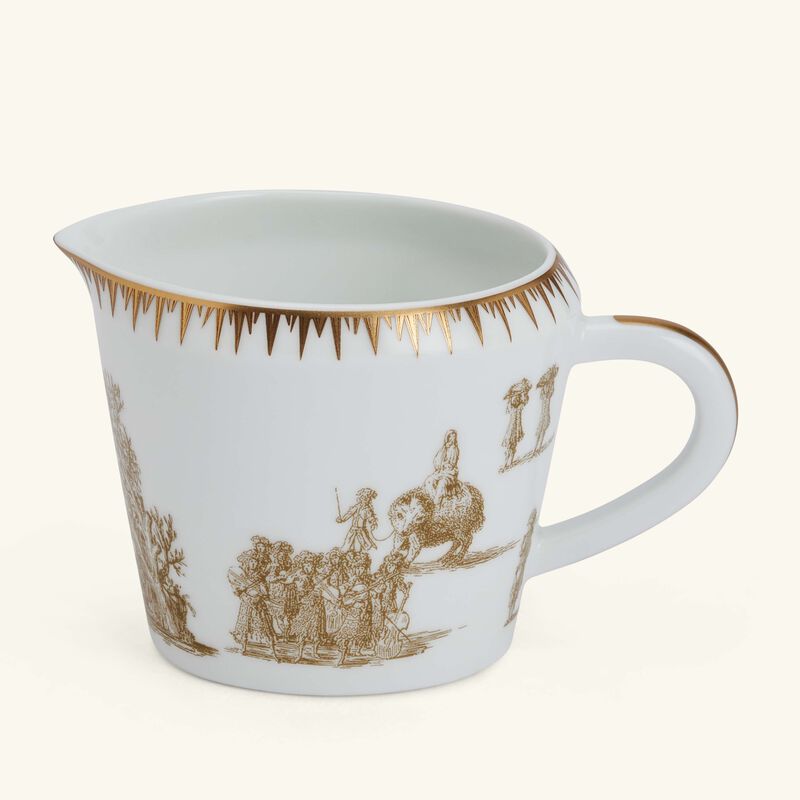 bernardaud versailles enchante milk pitcher gold