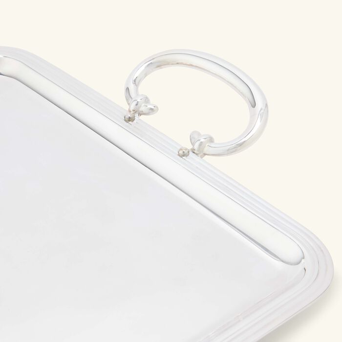 christofle albi serving tray rectangular large silver plated