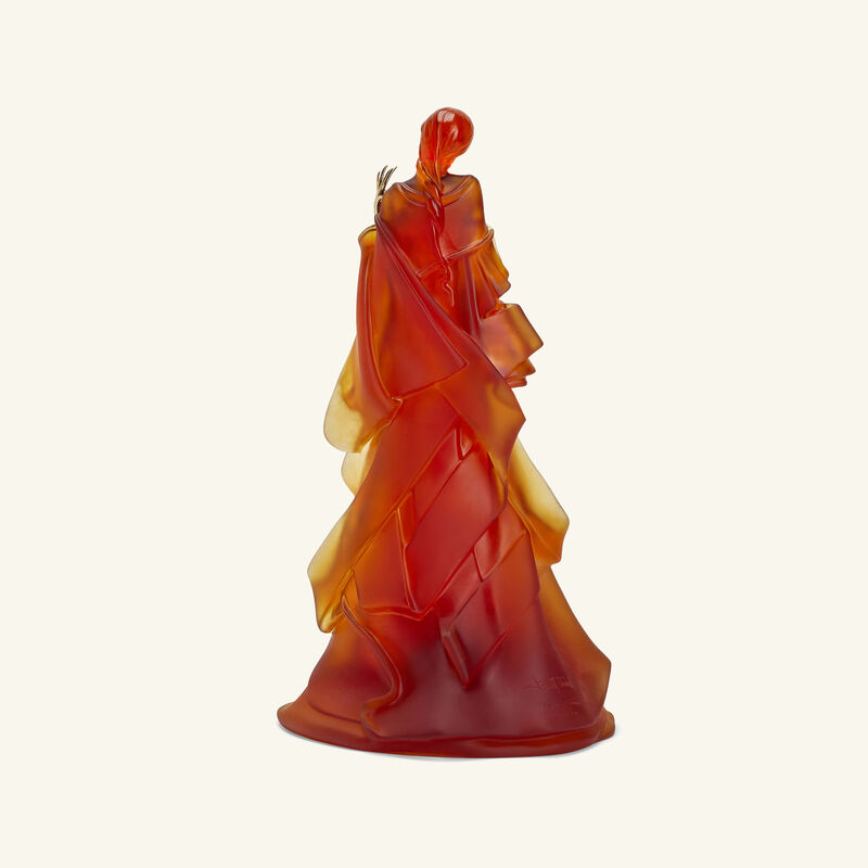 Kabuki Sculpture Large Orange Limited Edition daum kabuki sculpture large orange limited edition