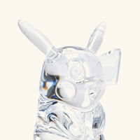 baccarat pok mon pikachu figurine mini clear