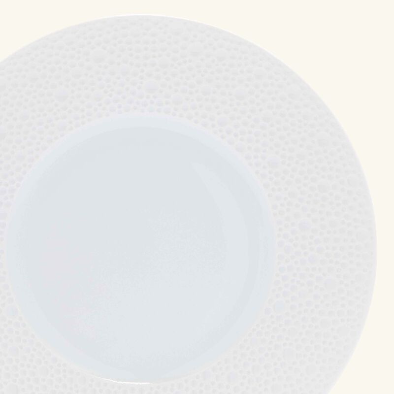 bernardaud ecume bread butter plate round white 16cm