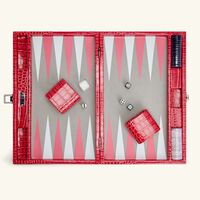 vido alligator backgammon set medium