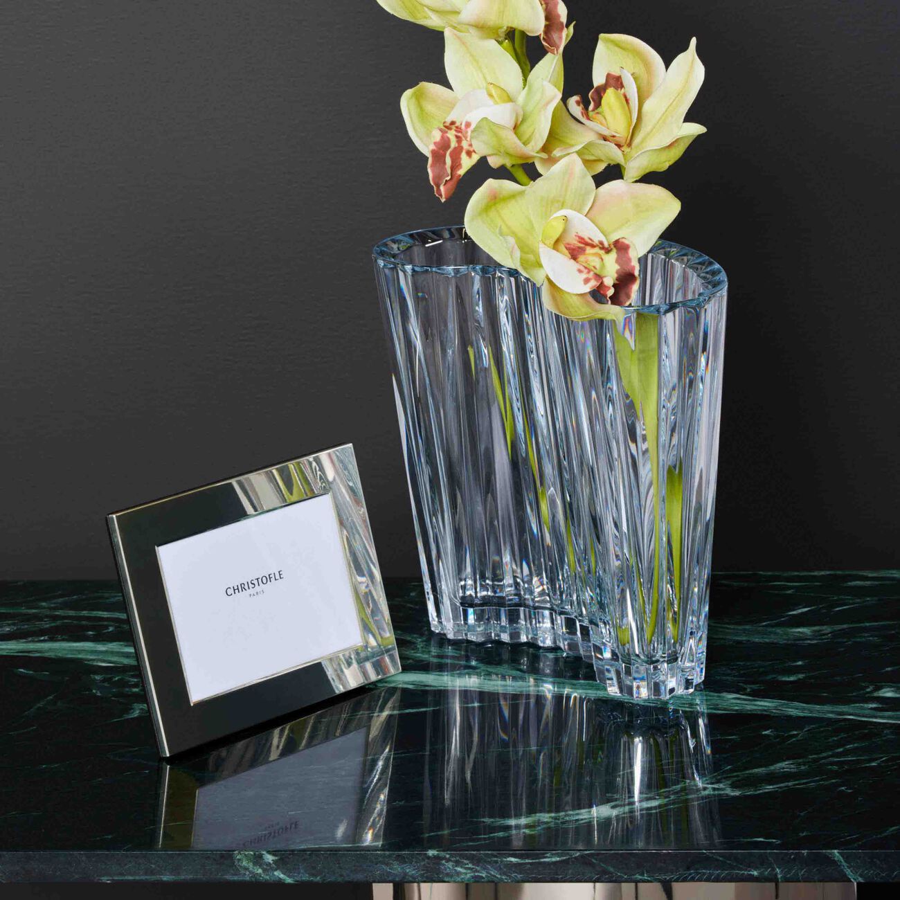 christofle fidelio picture frame silver plated 13x9cm