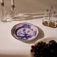 ginori 1735 antico doccia dessert plate round pink 21cm