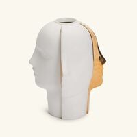 Atlas Split Vase Medium White jonathan adler atlas split vase medium white