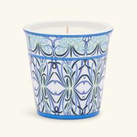 bernardaud bettina bleu tumbler with candle