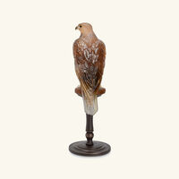 daum faucon gerfaut sculpture extra large brown limited edition