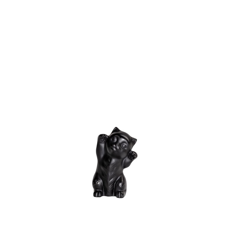 تمثال القطة الصغيرة سوداء, large