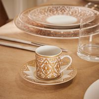bernardaud venise coffee cup saucer gold