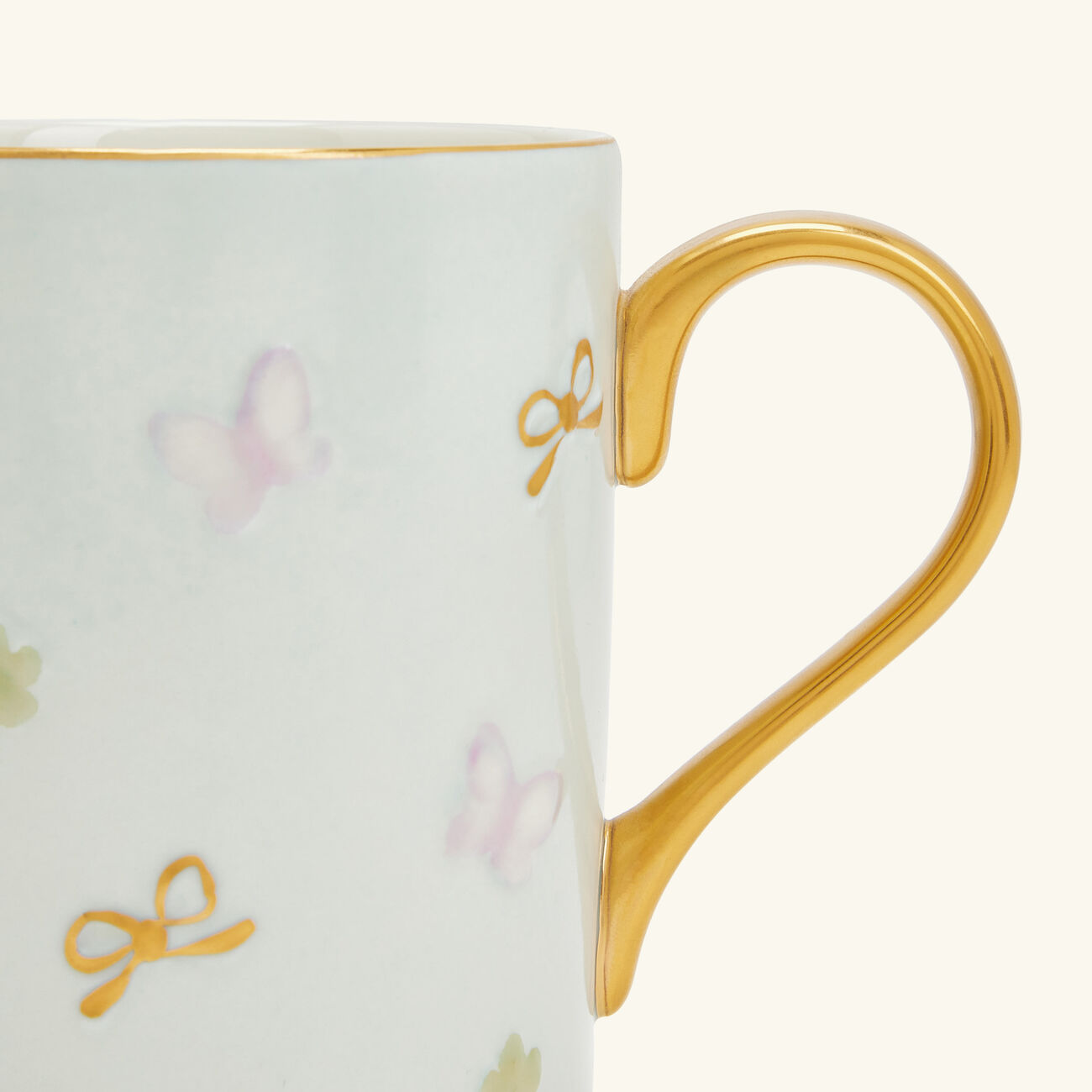 villari butterfly mug blue