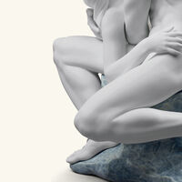 lladro passionate kiss sculpture large white