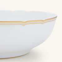 bernardaud pompadour salad bowl gold 25cm