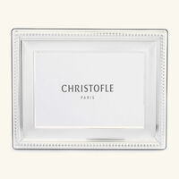 christofle perles picture frame 13x9cm silver plated