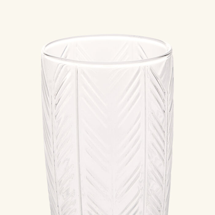 missoni home zig zag champagne glass clear