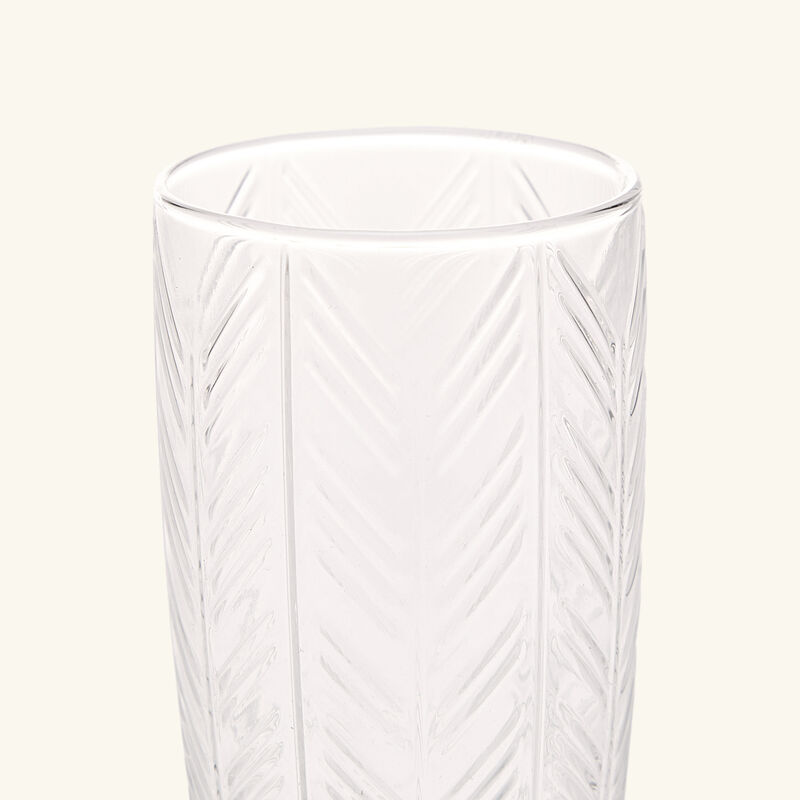 missoni home zig zag champagne glass clear