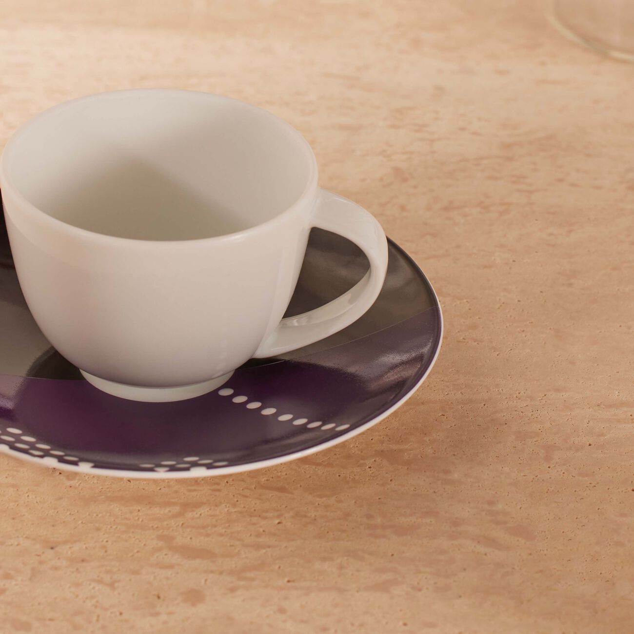 bernardaud oscar coffee cup   saucer black