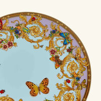 le jardin de versace charger plate round blue 33cm