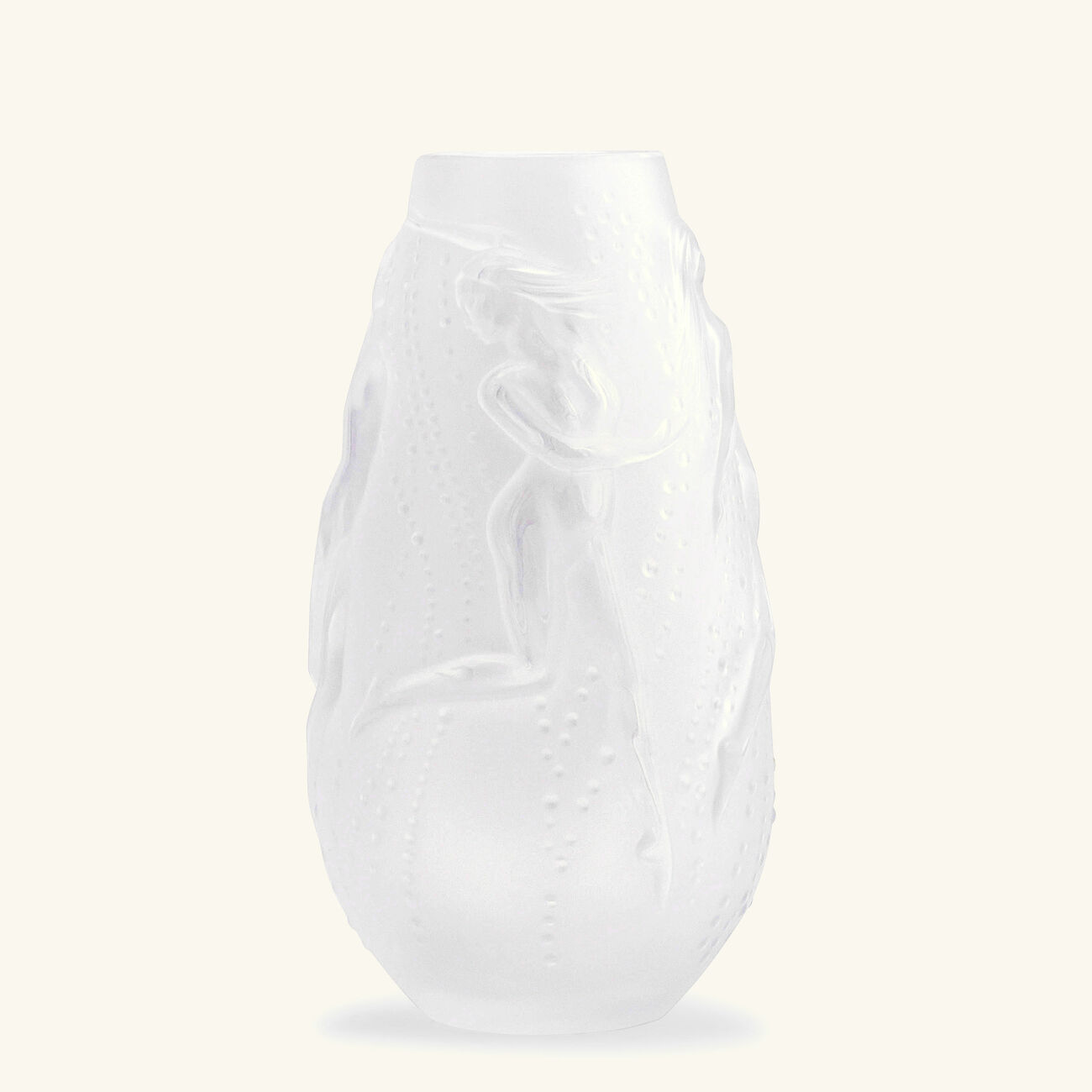 lalique nymphes vase mini clear