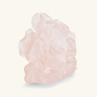 daum camellia flower figurine mini pink