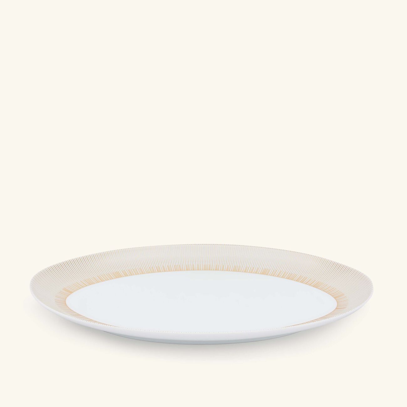 bernardaud sol serving platter gold 39cm