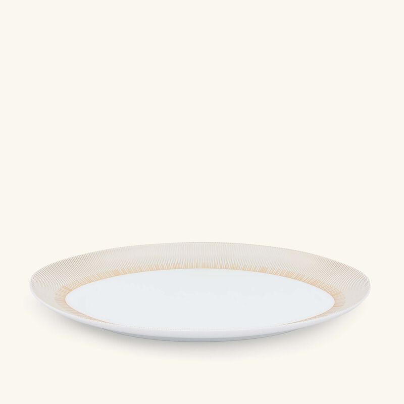 bernardaud sol serving platter gold 39cm