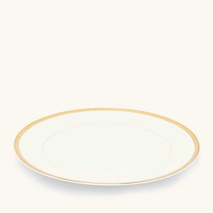 christofle malmaison dinner plate round gold 26cm