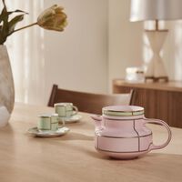 ginori 1735 diva teapot pink