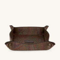 إيترو صينية أرنيكا للديكور مربعة باللون البني 15 سم