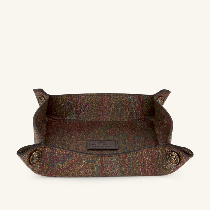 إيترو صينية أرنيكا للديكور مربعة باللون البني 15 سم