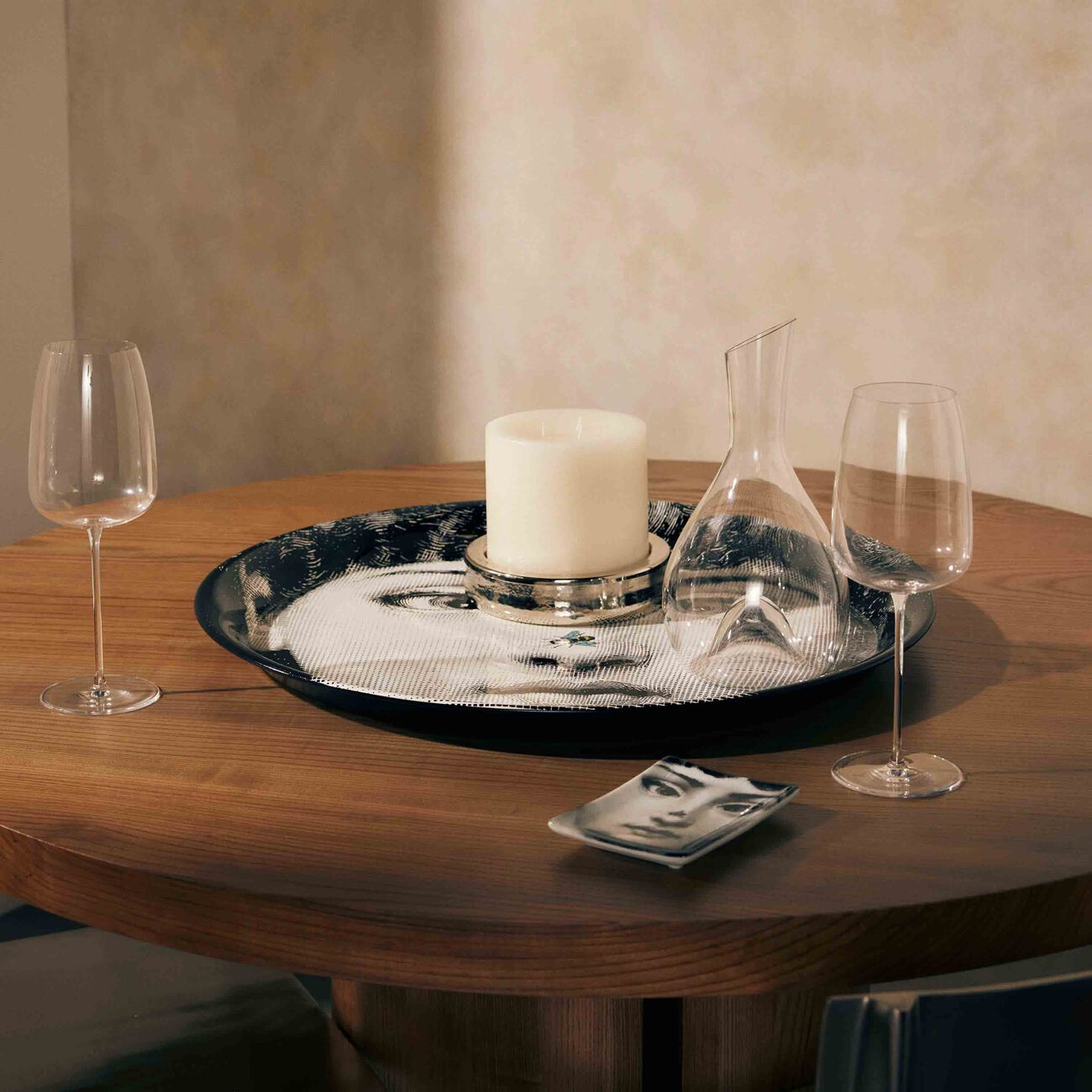 fornasetti tema e variazioni no 363 tray round extra large