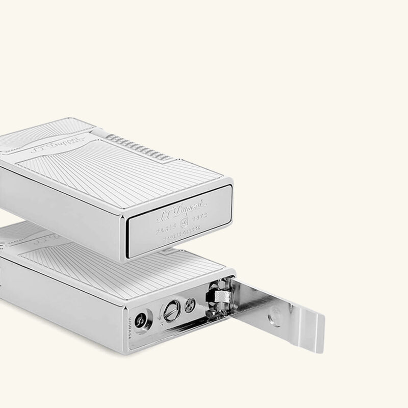 Le Grand Dancing Flame Lighter Silver st dupont le grand dancing flame lighter silver