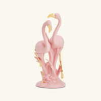 lladro the flamingos sculpture medium pink