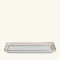 ginori 1735 diva serving platter rectangluar pink 29cm
