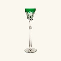 baccarat tsar wine glass green