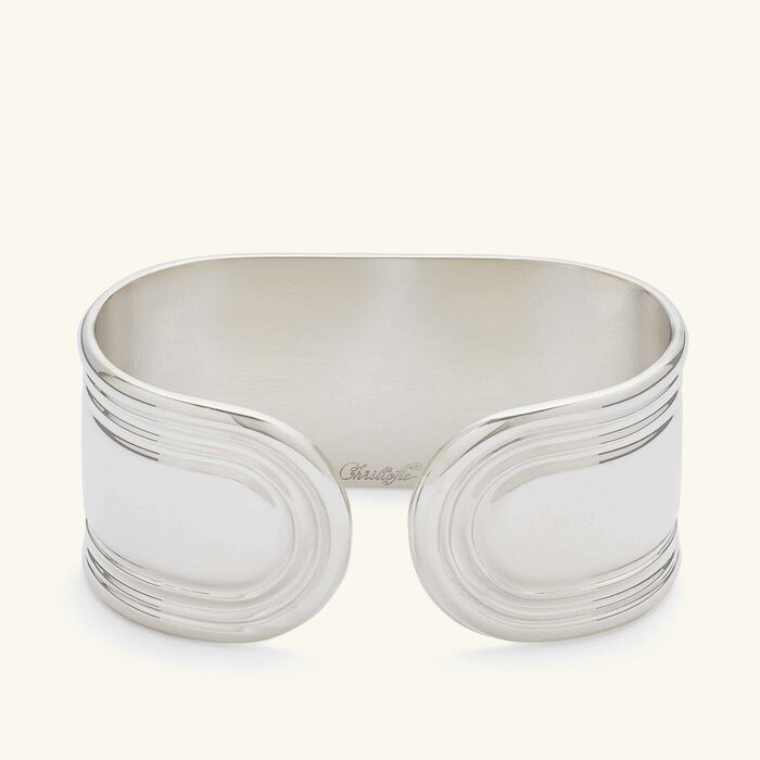 christofle open marie rose napkin ring silver