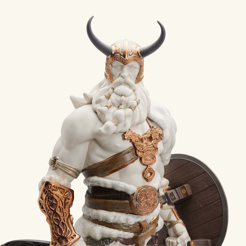 lladro odin sculpture extra large brown