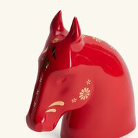 lladro the horse sculpture small red