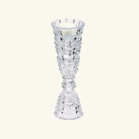 baccarat new antique mirage dual vase clear small