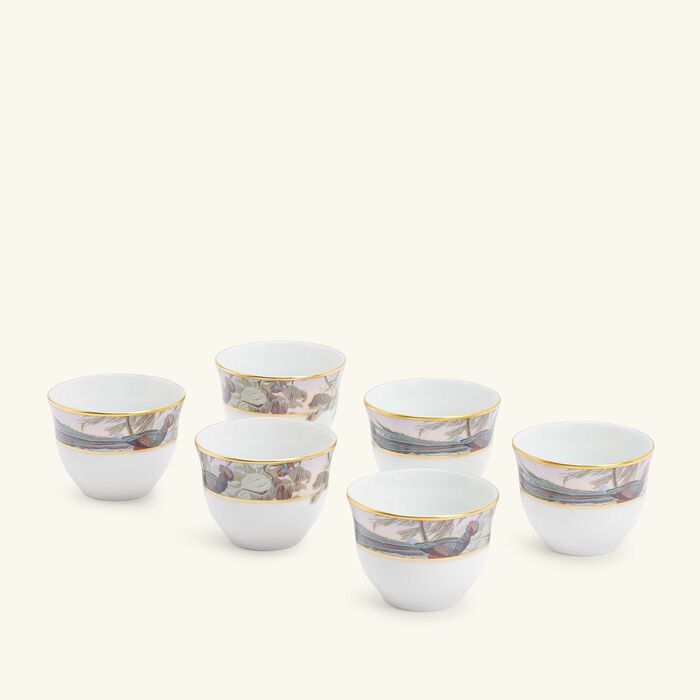 haviland le br sil arabic coffee cup set of 6