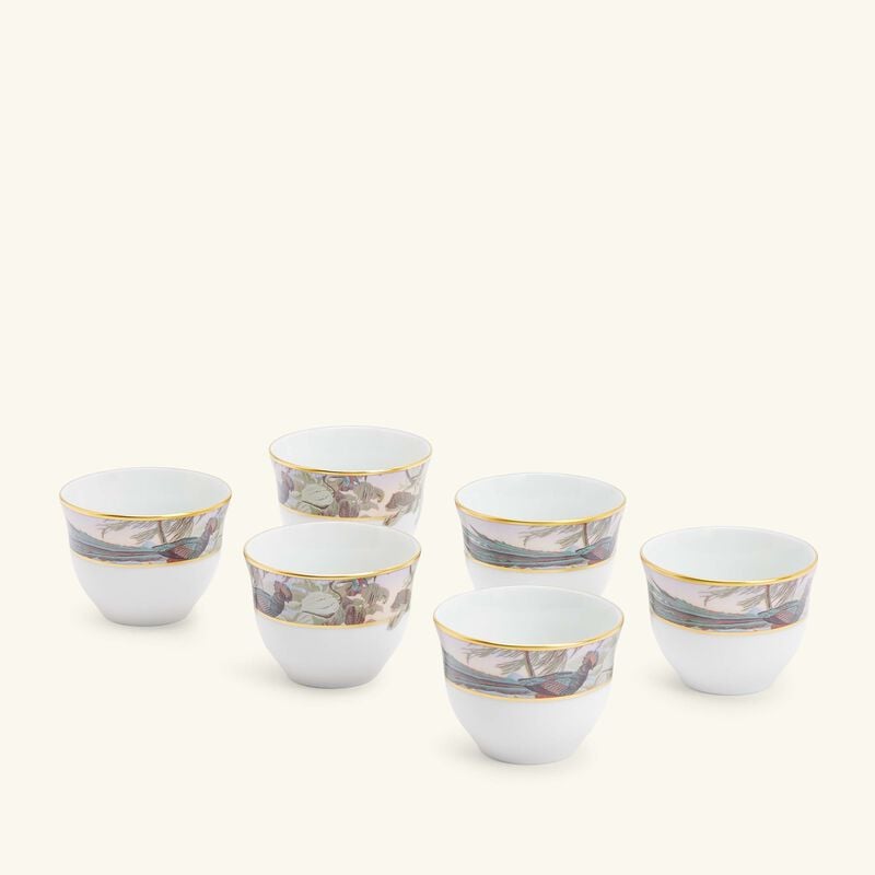 haviland le br sil arabic coffee cup set of 6