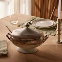 bernardaud divine soup tureen silver