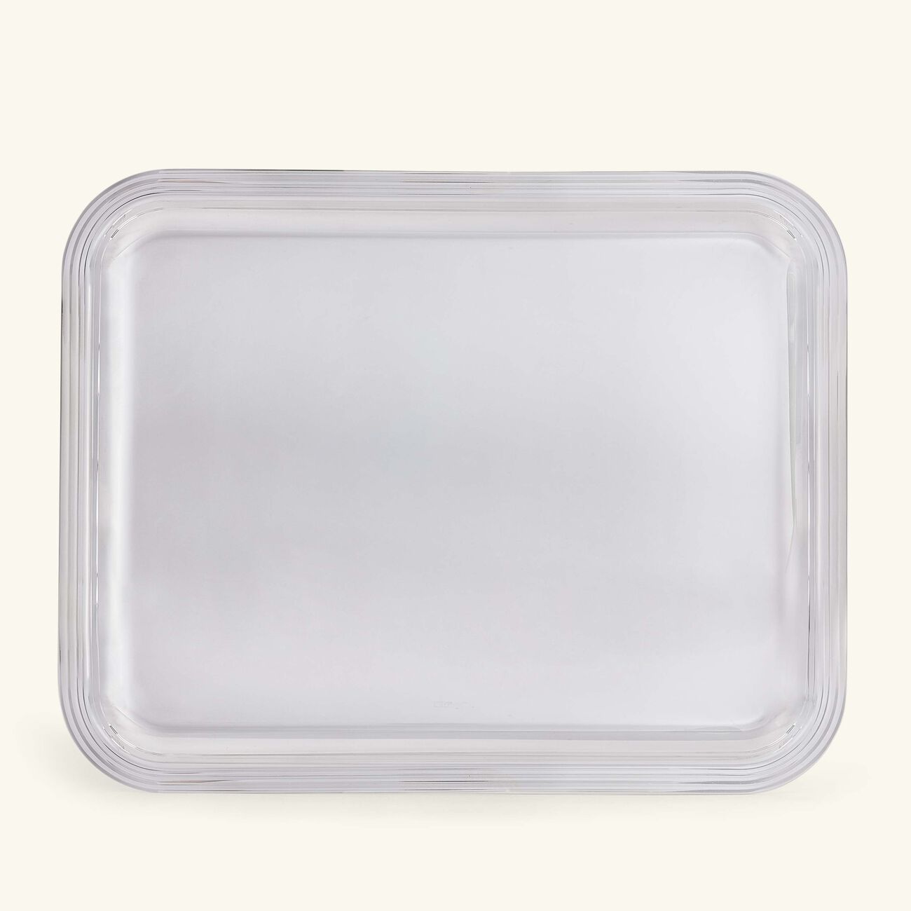 christofle albi serving tray rectangular medium silver plated