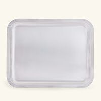 christofle albi serving tray rectangular medium silver plated