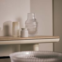 ruckl heroine rei vase round large clear