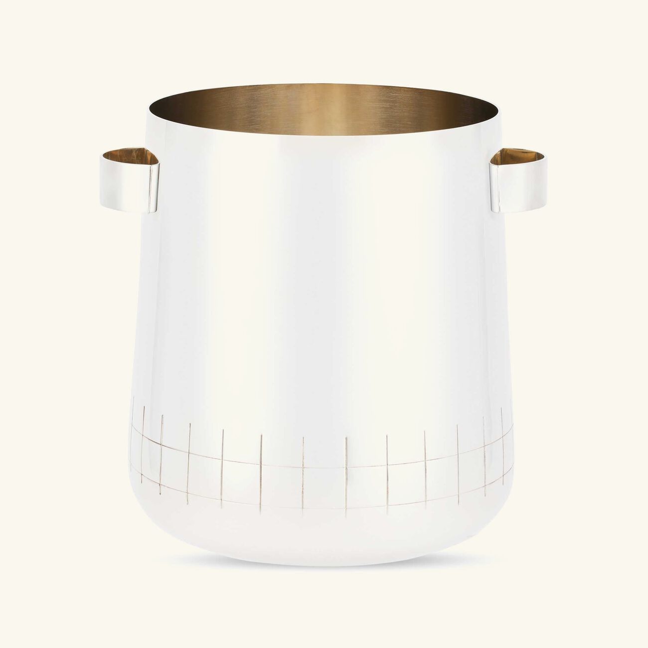 christofle graphik champagne cooler silver plated